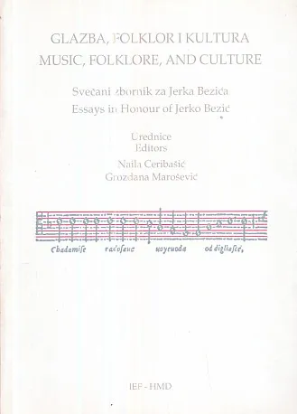 Glazba, folklor i kultura: Zbornik za Jerka Bezića