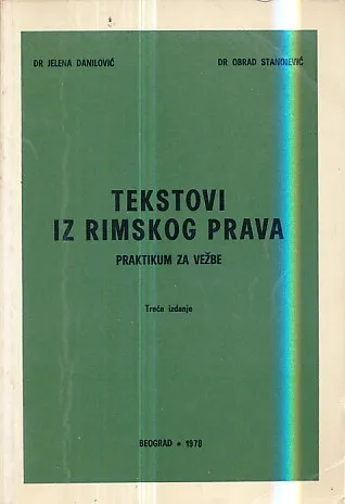 Tekstovi iz rimskog prava
