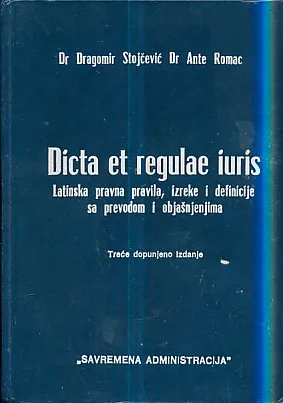 Dicta et regulae iuris