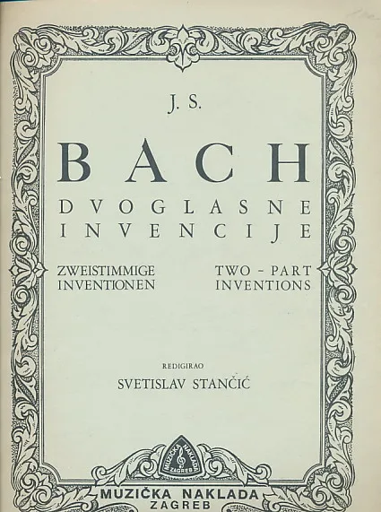 Bach - Dvoglasne invencije