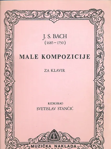 Bach - Male kompozicije za klavir