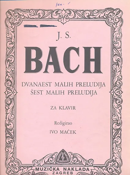 Bach - 12 i 6 malih preludija za klavir