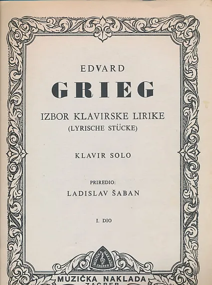 Grieg - Izbor klavirske lirike I