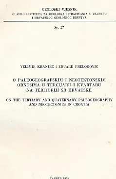 O paleogeografskim i neotektonskim odnosima