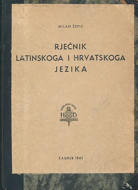 Rječnik latinskoga i hrvatskoga jezika