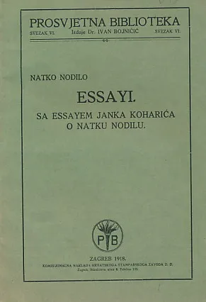 Essayi, sa essayem Janka Koharića o Nodilu