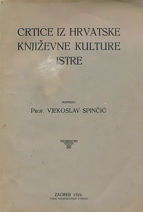 Crtice iz hrvatske književne kulture Istre
