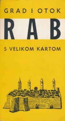 Grad i otok Rab s velikom kartom