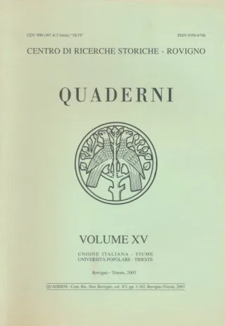 Quaderni, volume XV/2003