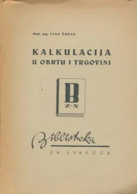 Kalkulacija u obrtu i trgovini