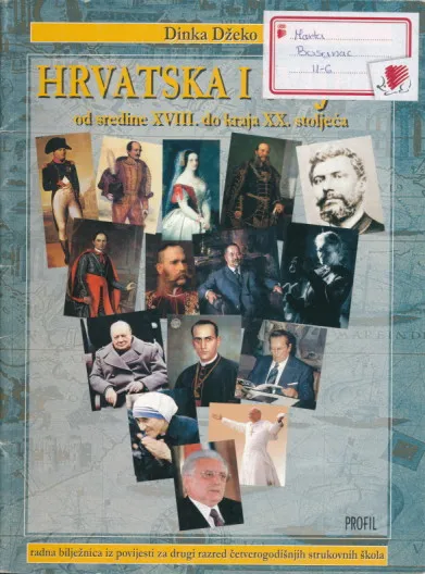Hrvatska i svijet od sredine XVIII. do kraja XX. stoljeća radna bilježnica