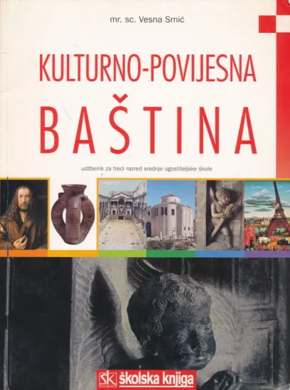 Kulturno-povijesna baština udžbenik za treći razred ugostiteljske