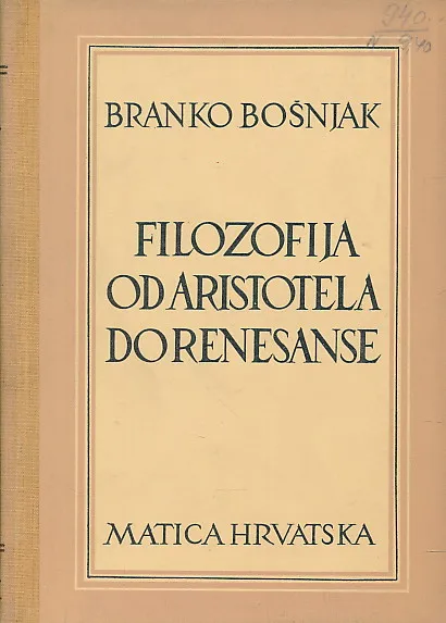 Filozofija od Aristotela do renesanse