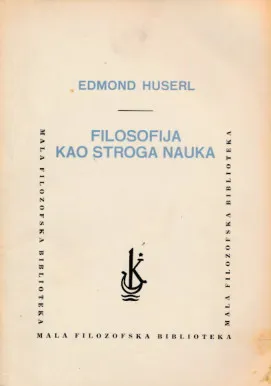 Filosofija kao stroga nauka