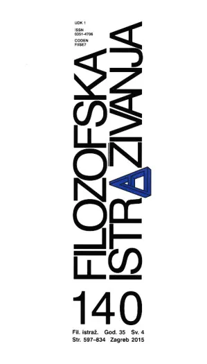 Filozofska istraživanja 140/2015