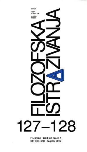 Filozofska istraživanja 127-128/2012