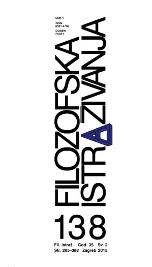 Filozofska istraživanja 138/2015