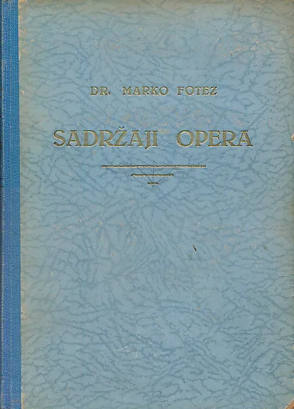 Sadržaji opera