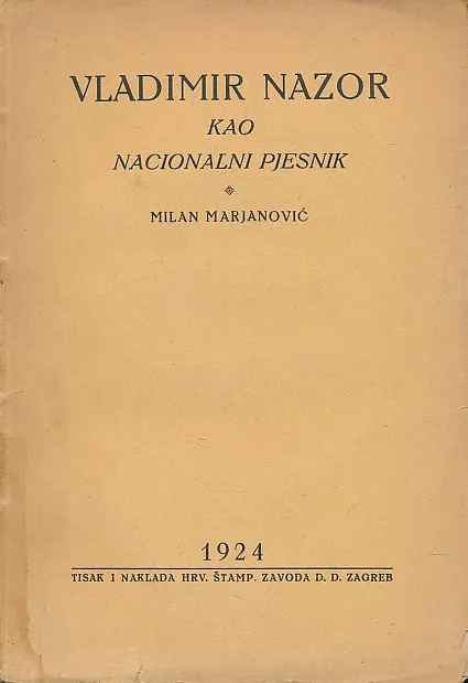 Vladimir Nazor kao nacionalni pjesnik