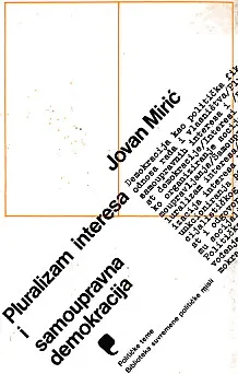 Pluralizam interesa i samoupravna demokracija