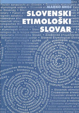 Slovenski etimološki slovar