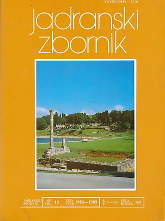 Jadranski zbornik 12/1982-1985