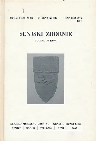 Senjski zbornik, godina 34/2007