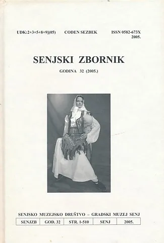 Senjski zbornik, godina 32/2005