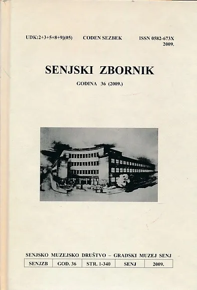 Senjski zbornik, godina 36/2009
