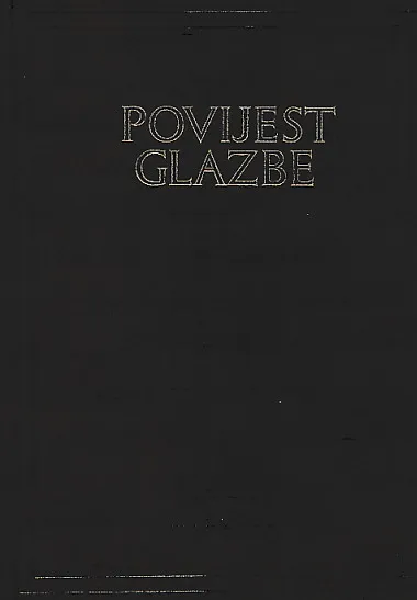 Povijest glazbe I. knjiga