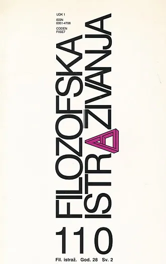 Filozofska istraživanja 110/2008