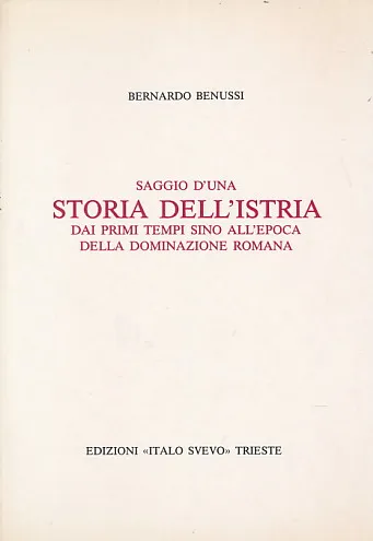 Saggio d una Storia dell Istria