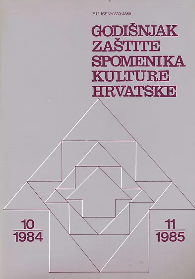 Godišnjak zaštite spomenika kulture 10-11/1985
