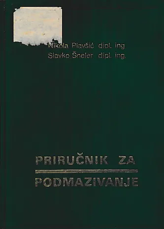 Priručnik za podmazivanje strojeva