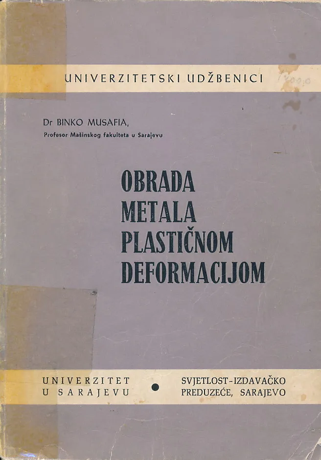 Obrada metala plastičnom deformacijom