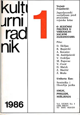 Kulturni radnik 1/1986