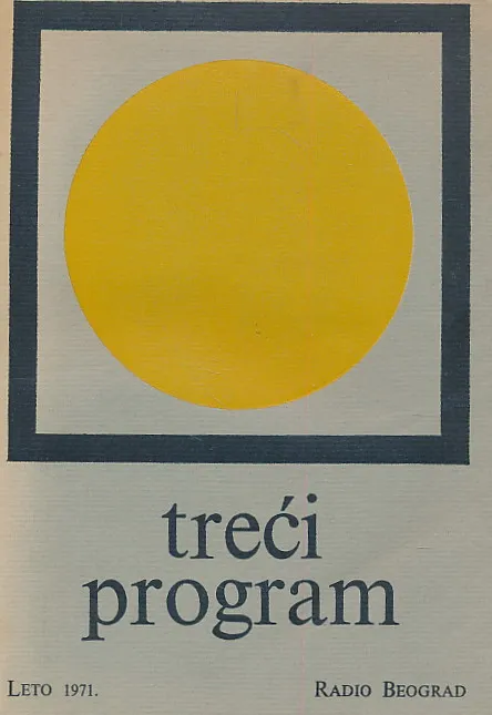 Treći program Radio Beograd Leto/1971