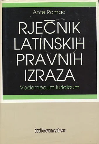 Rječnik latinskih pravnih izraza