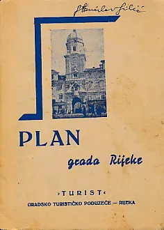Plan grada Rijeke sa popisom ulica i trgova
