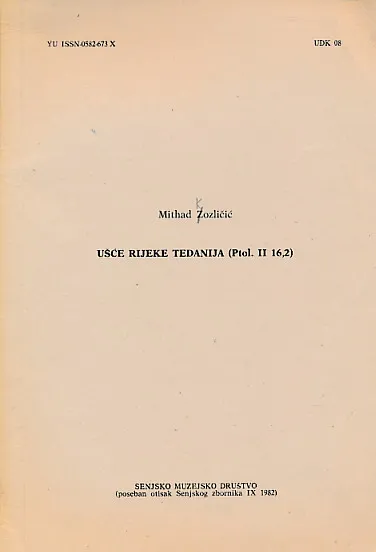 Ušće rijeke Tedanija (ptol. II 16,2