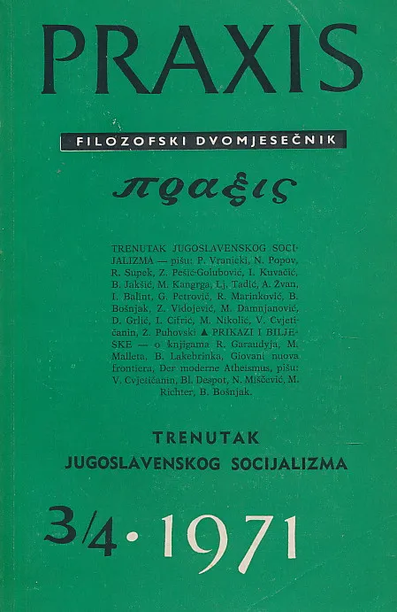 Praxis, br. 3-4/1971