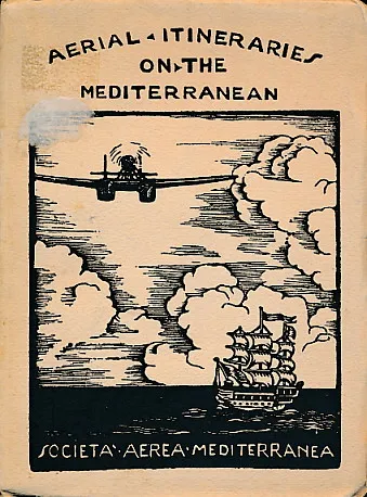 Aerial itineraries on the Mediterranean