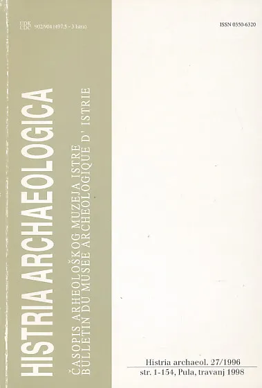 Histria Archaeologica 27/1996