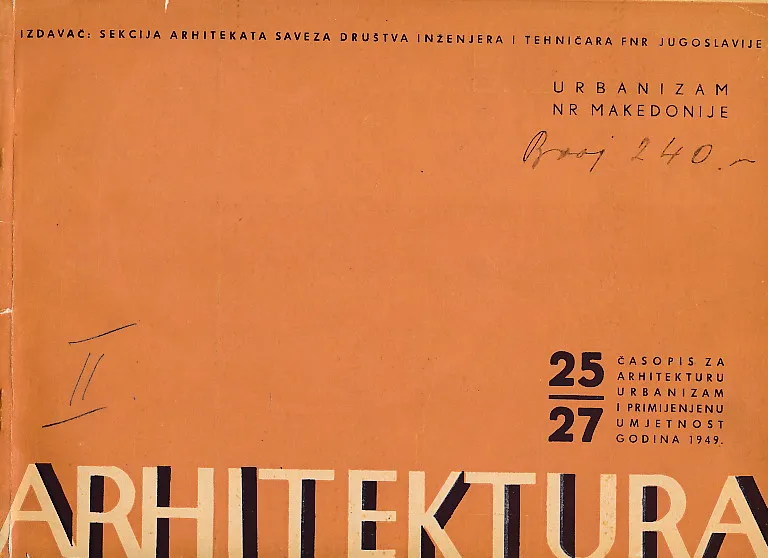 Arhitektura 25-27/1949