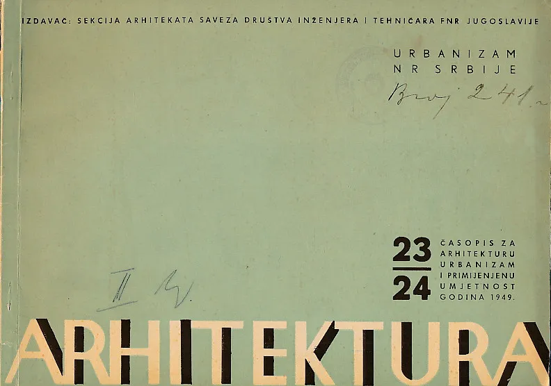 Arhitektura 23-24/1949
