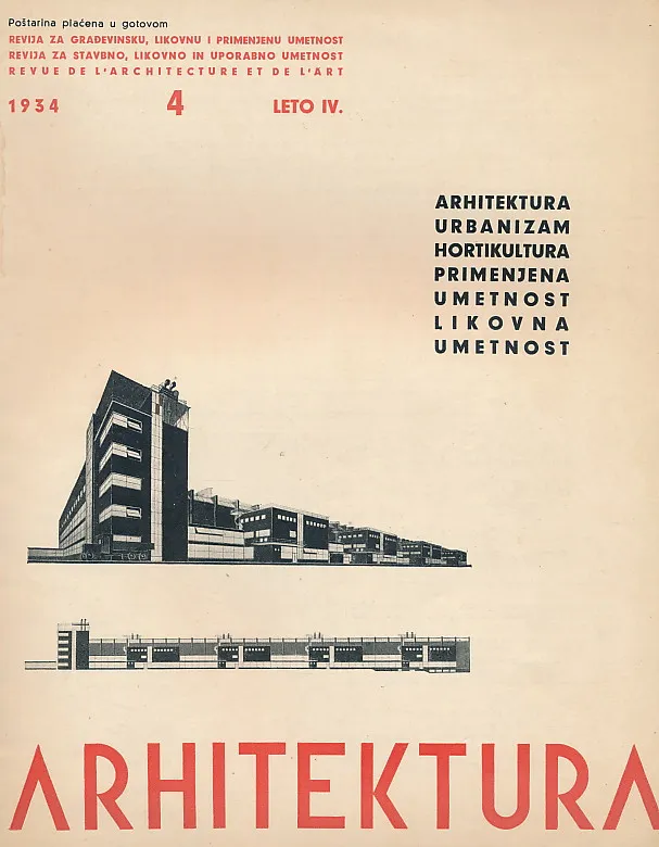 Arhitektura 4/1934