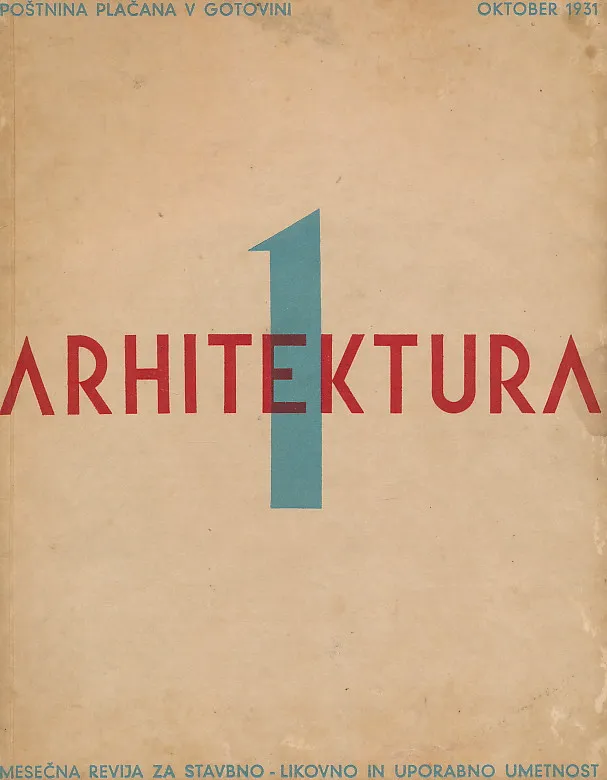 Arhitektura 1/1931