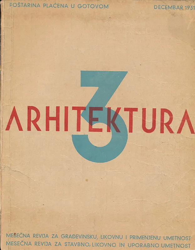 Arhitektura 3/1931