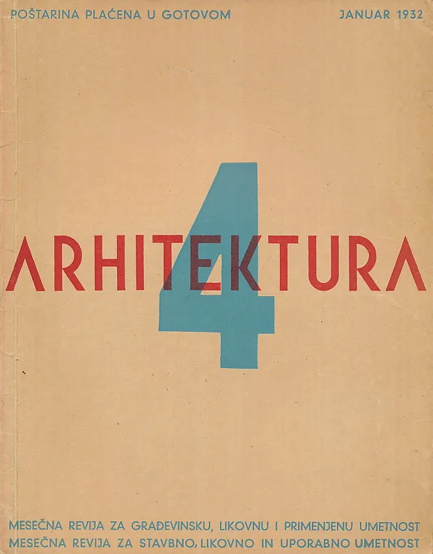 Arhitektura 4/1932