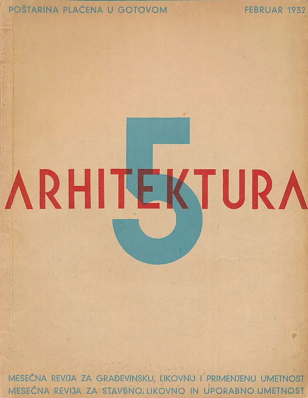 Arhitektura 5/1932